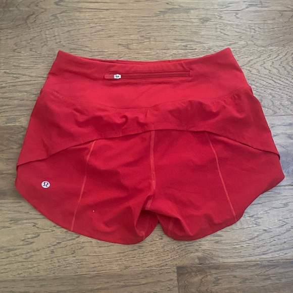 lululemon athletica Red Athletic Shorts - Picture 1 of 4